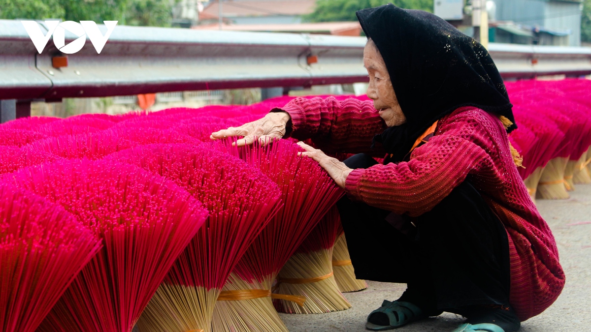 Làng hương Quảng Phú Cầu tất bật những ngày cuối năm