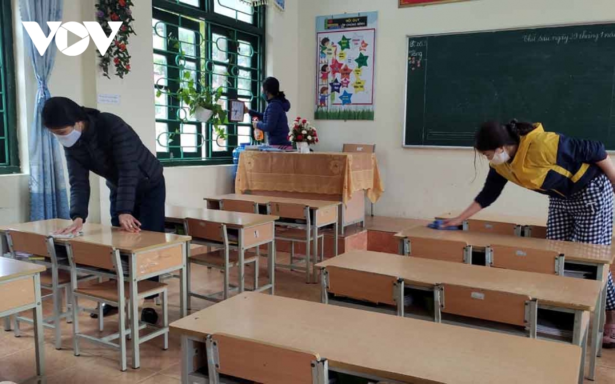 Lai Châu đảm bảo an toàn phòng chống dịch, đón học sinh trở lại lớp