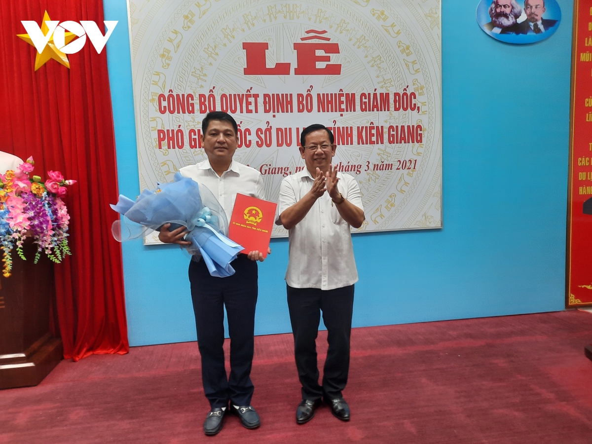 Kiên Giang bổ nhiệm Giám đốc và Phó Giám đốc Sở Du lịch tỉnh