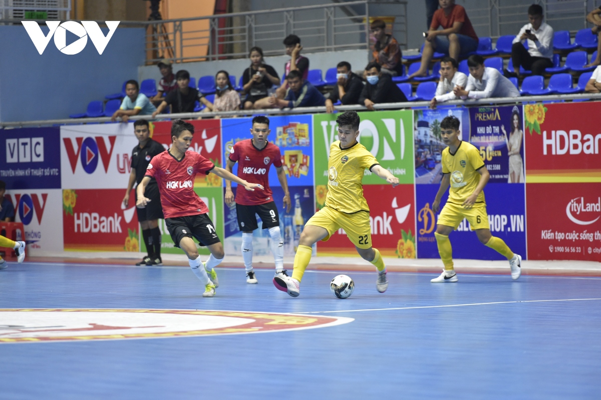 Giải Futsal HDBank VĐQG 2021: Chủ nhà Hưng Gia Khang Đắk Lắk thất bại đáng tiếc