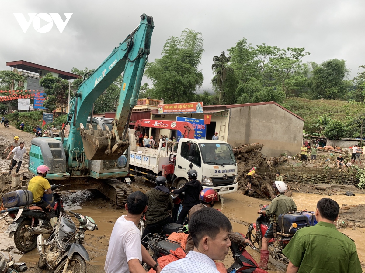 Huyện Văn Bàn (Lào Cai) khẩn trương khắc phục hậu quả trận lũ ống