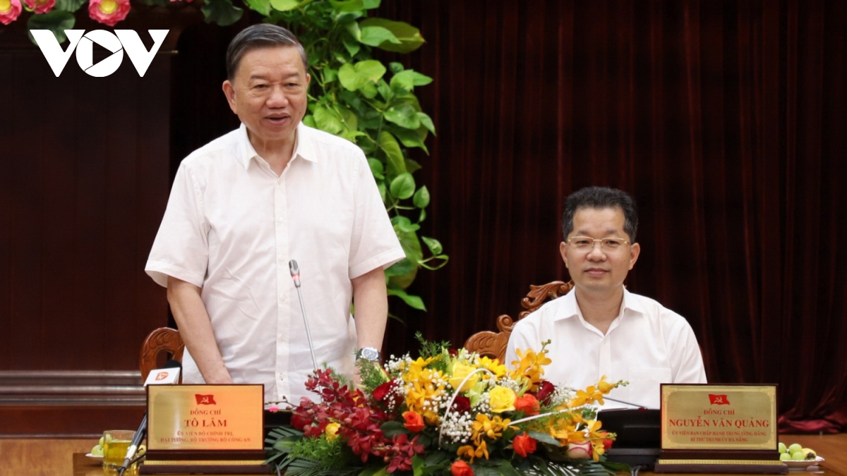Đại tướng Tô Lâm kiểm tra công tác bầu cử ở Đà Nẵng