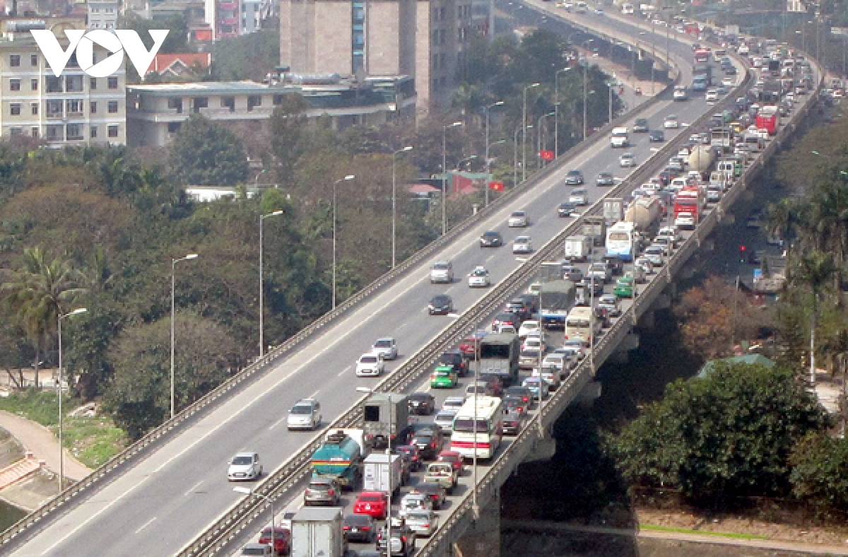Hà Nội cấm xe đường Vành Đai 3 trên cao đoạn Mai Dịch-Cầu Thăng Long