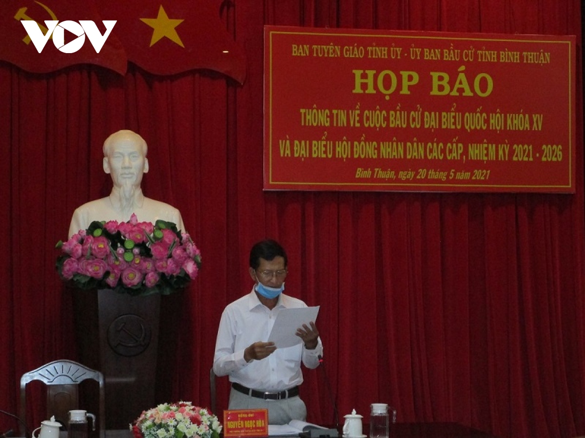 Bình Thuận tăng cường phòng, chống Covid-19 bảo đảm an toàn cho ngày bầu cử