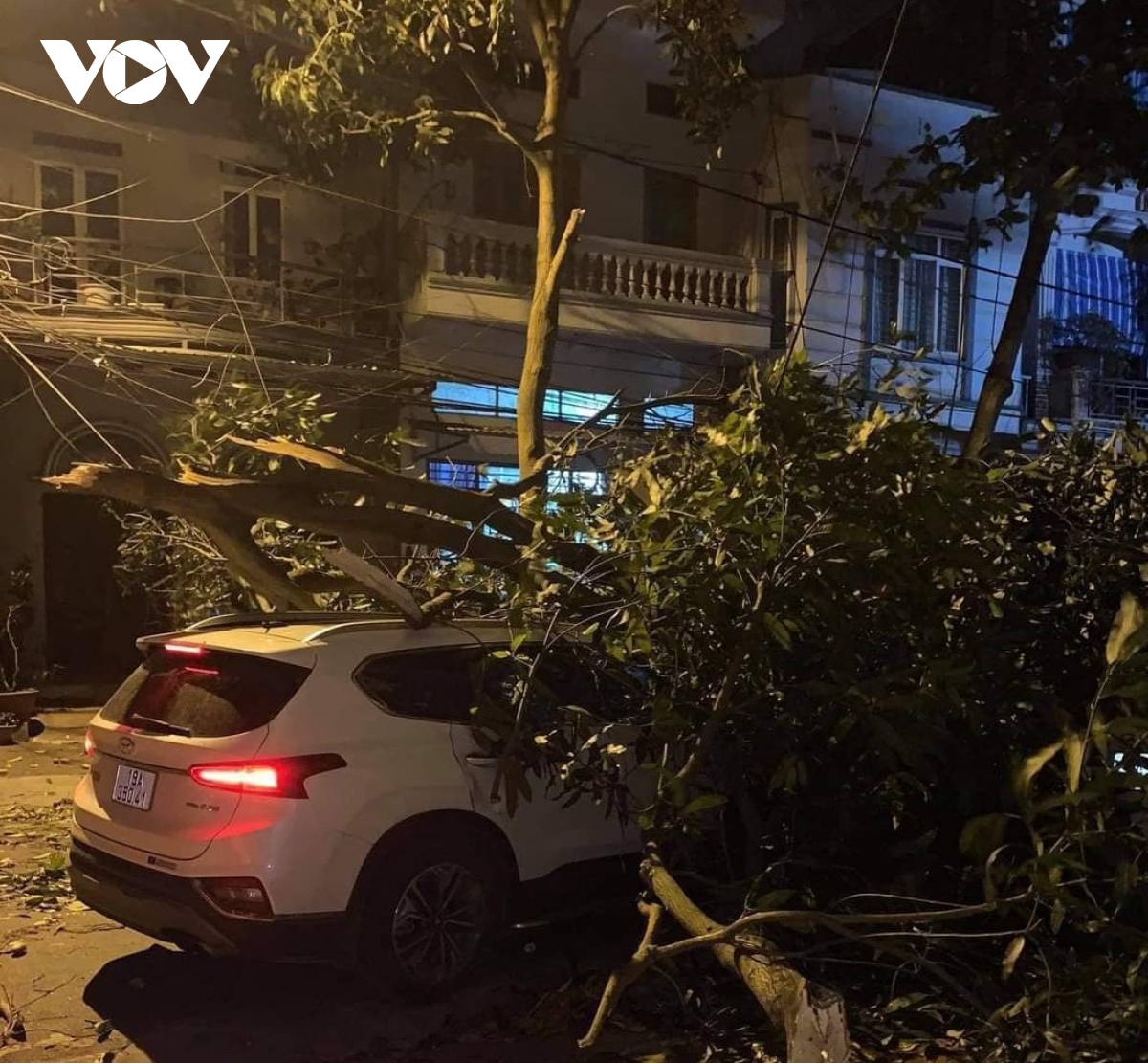 Lốc xoáy khiến hàng chục căn nhà tốc mái, cây đổ, người bị thương