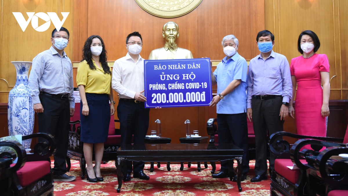 Phần lớn tiền do MTTQ Việt Nam tiếp nhận sẽ được chuyển sang Quỹ vaccine COVID-19