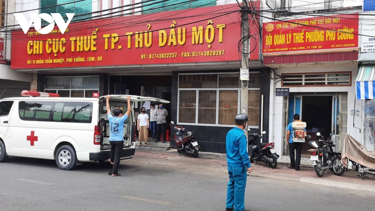 Chi Cục thuế Thủ Dầu Một (Bình Dương) tạm dừng giao dịch do liên quan ca mắc Covid-19