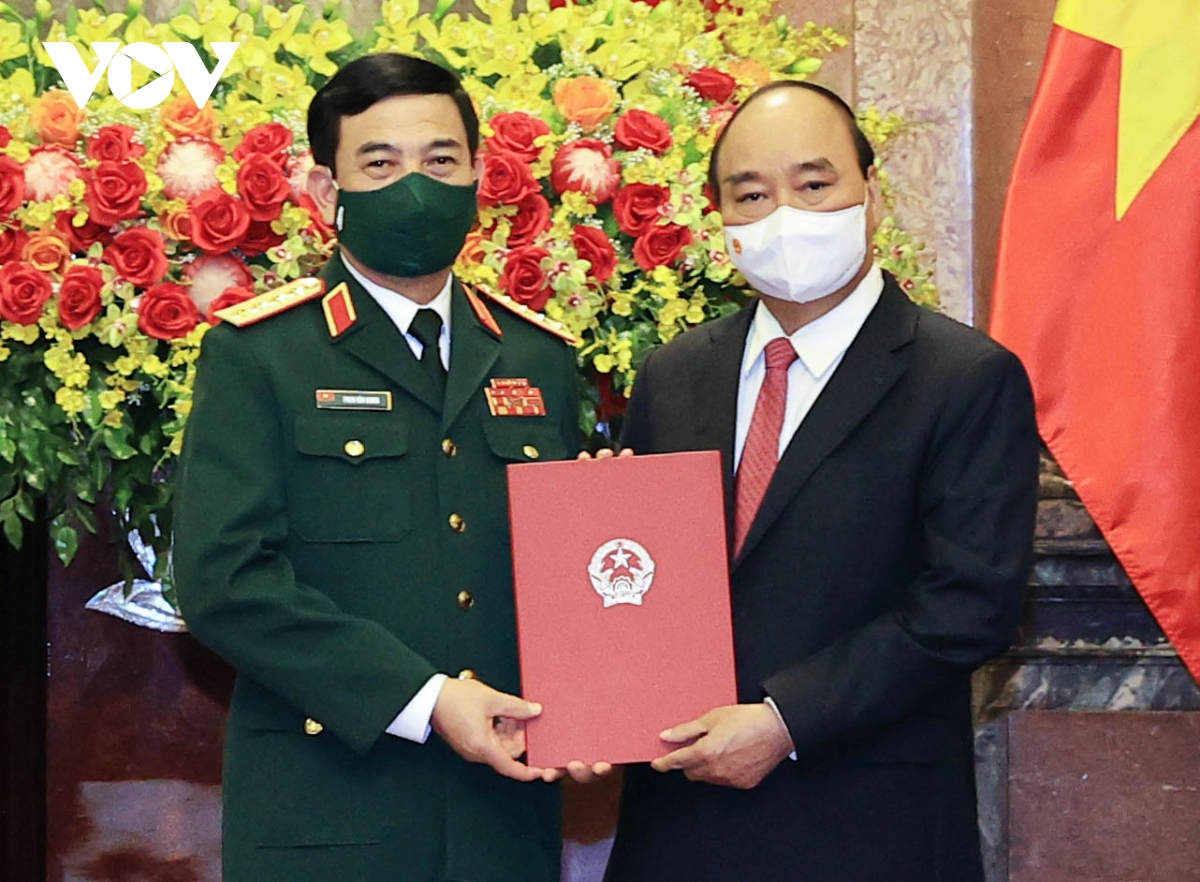 Thăng quân hàm Đại tướng cho Bộ trưởng Bộ Quốc phòng Phan Văn Giang