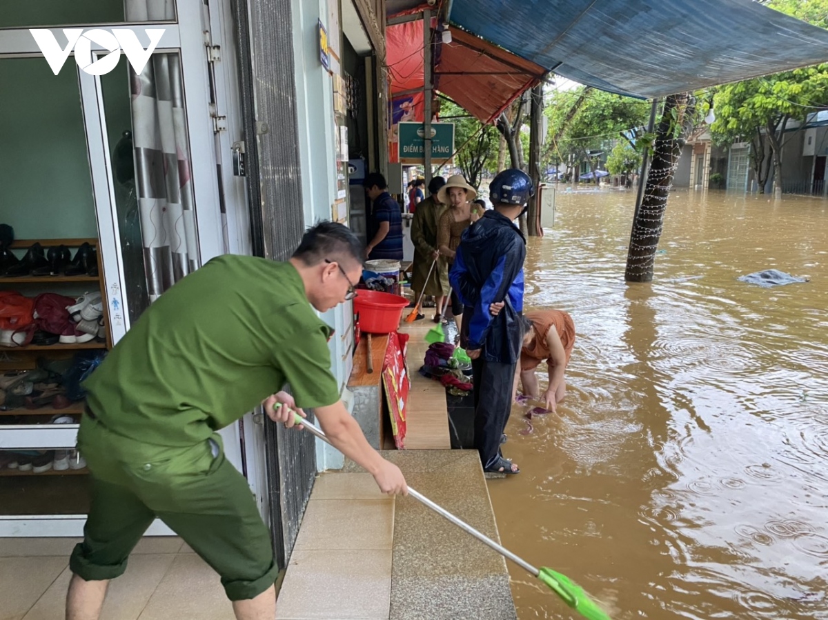 Mưa lớn gây ngập úng nhiều nơi ở Lào Cai