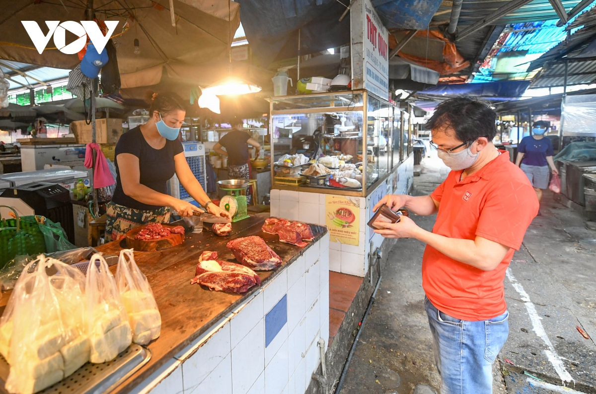 Hà Nội cho phép chợ Đồng Xa mở cửa trở lại sau 21 ngày phong tỏa