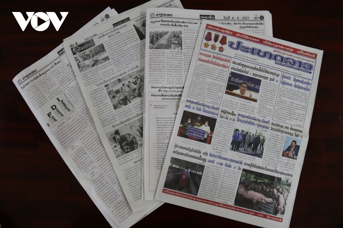 Truyền thông Lào đưa nhiều tin trước thềm chuyến thăm của Chủ tịch nước Nguyễn Xuân Phúc