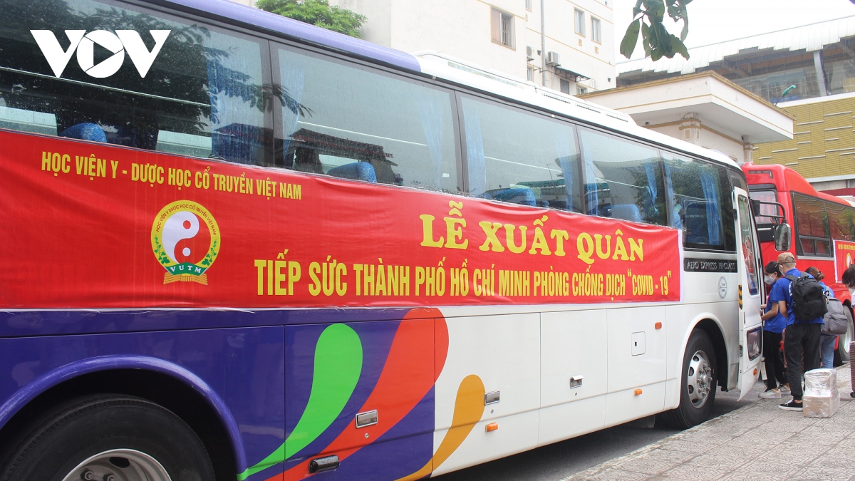 Học viện Y Dược học Cổ truyền Việt Nam lên đường vào hỗ trợ TP.HCM