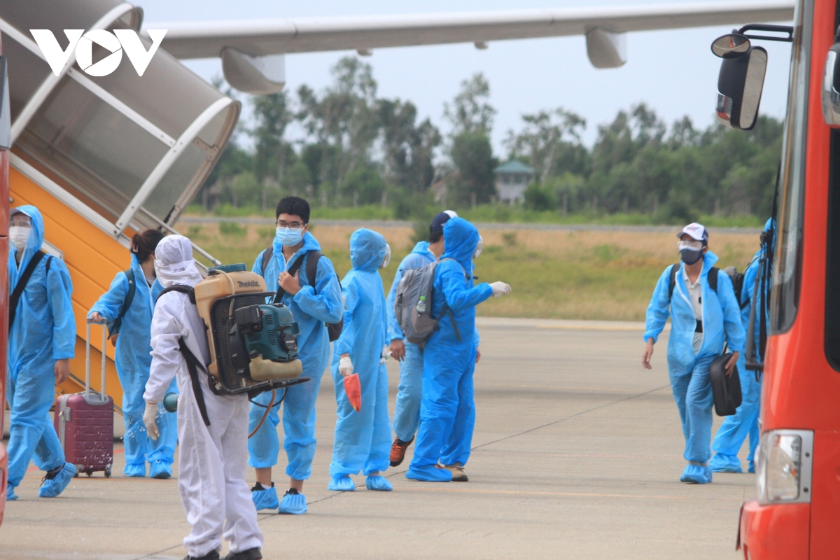 Thừa Thiên Huế đón thêm 239 công dân từ thành phố Hồ Chí Minh trở về