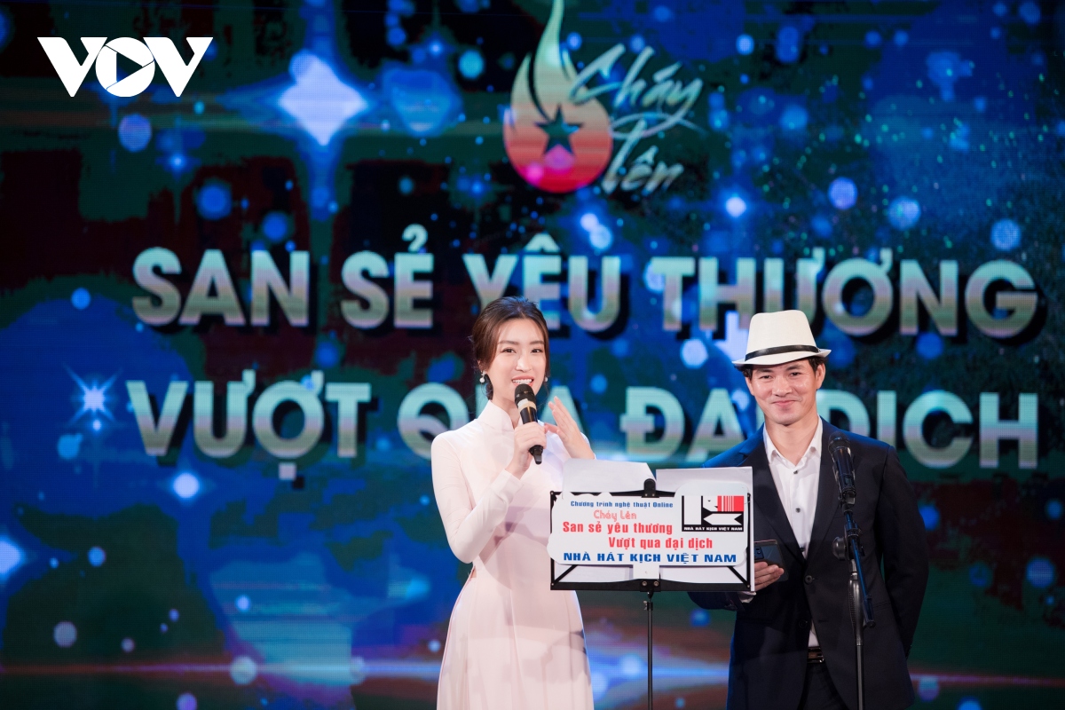 NSƯT Xuân Bắc, Hoa hậu Đỗ Mỹ Linh làm MC chương trình nghệ thuật trực tuyến "Cháy lên"