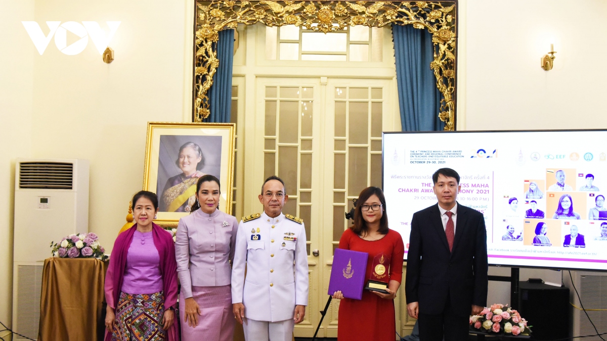 Cô giáo Việt nhận giải Công chúa Thái Lan: Giáo dục là vũ khí mạnh mẽ nhất để thay đổi thế giới