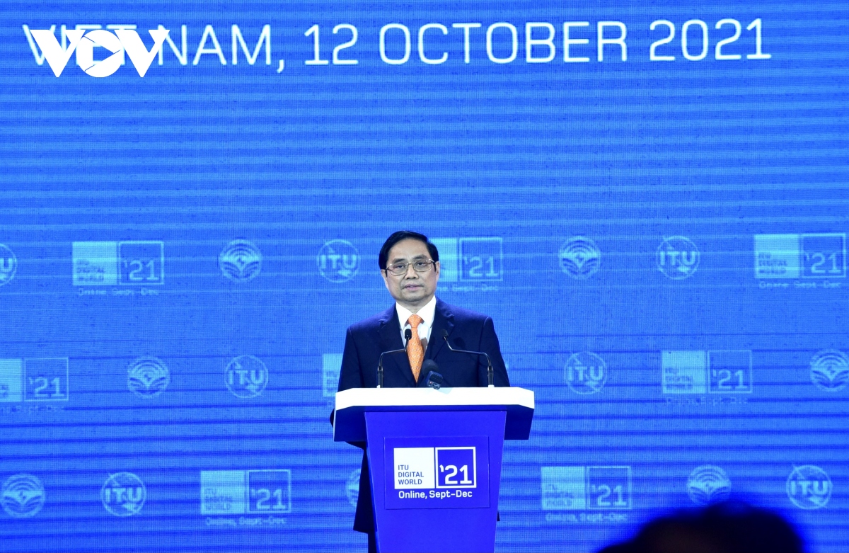 Thủ tướng Phạm Minh Chính phát biểu khai mạc Triển lãm Thế giới số 2021
