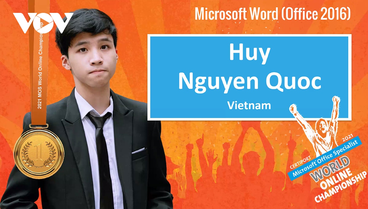 Việt Nam giành Huy chương Vàng cuộc thi Vô địch tin học văn phòng thế giới