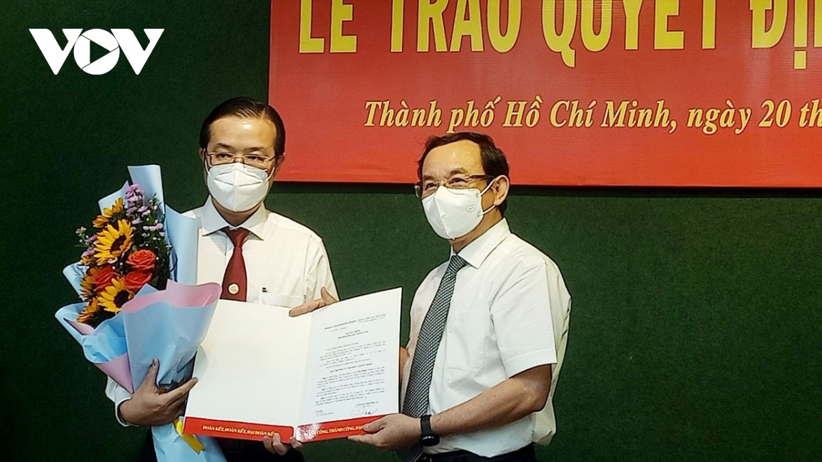 Phó Trưởng ban Tuyên giáo Thành uỷ TP.HCM làm Bí thư Quận 10