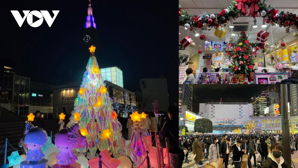 Người dân Nhật Bản hân hoan đón Giáng sinh khi dịch bệnh được kiểm soát