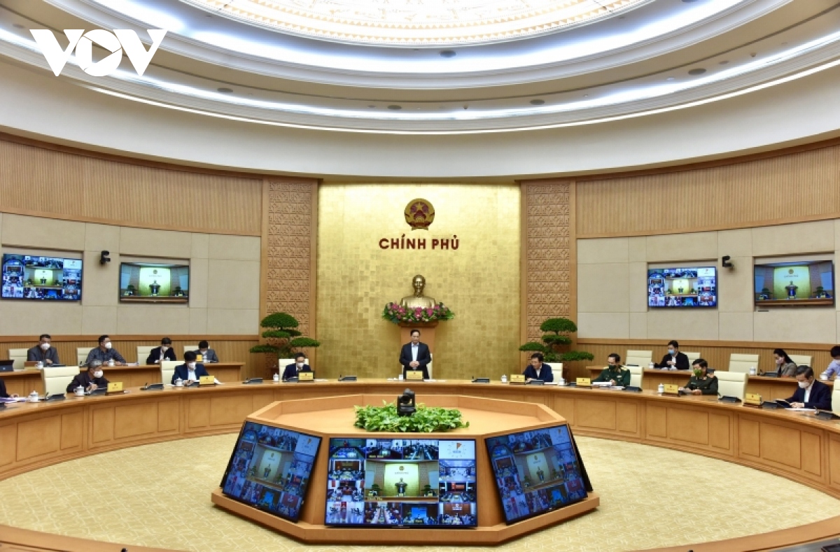 Thủ tướng chủ trì họp trực tuyến với 63 tỉnh, thành về công tác phòng, chống dịch Covid-19