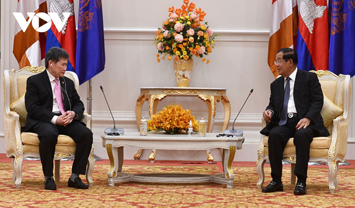 Thủ tướng Campuchia trao đổi với Tổng Thư ký ASEAN về những vấn đề nóng