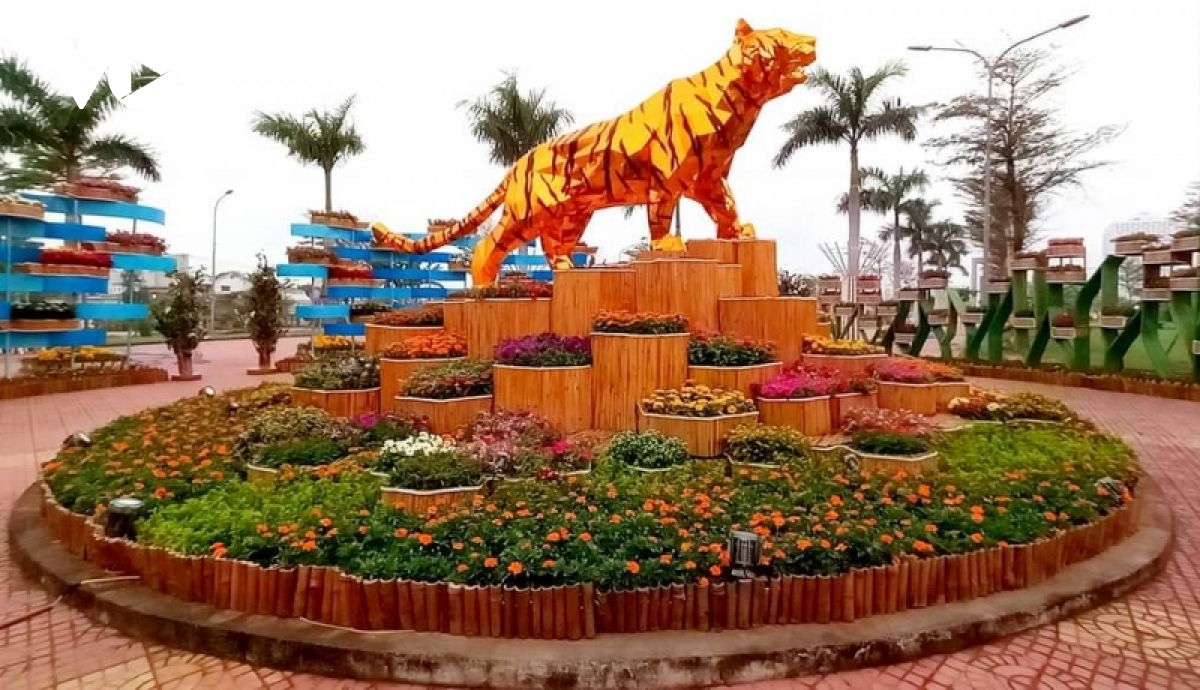 Khai mạc đường hoa Xuân Nhâm Dần 2022 tại Tuy Hòa