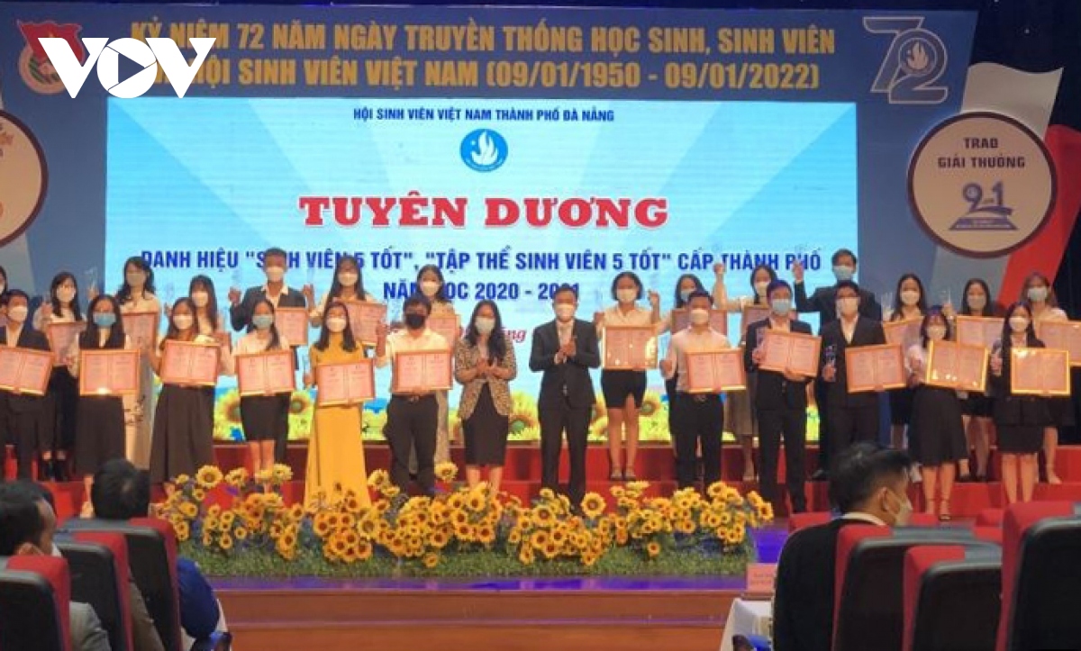 Đà Nẵng: Hơn 150 sinh viên đạt danh hiệu “Sinh viên 5 tốt” cấp thành phố