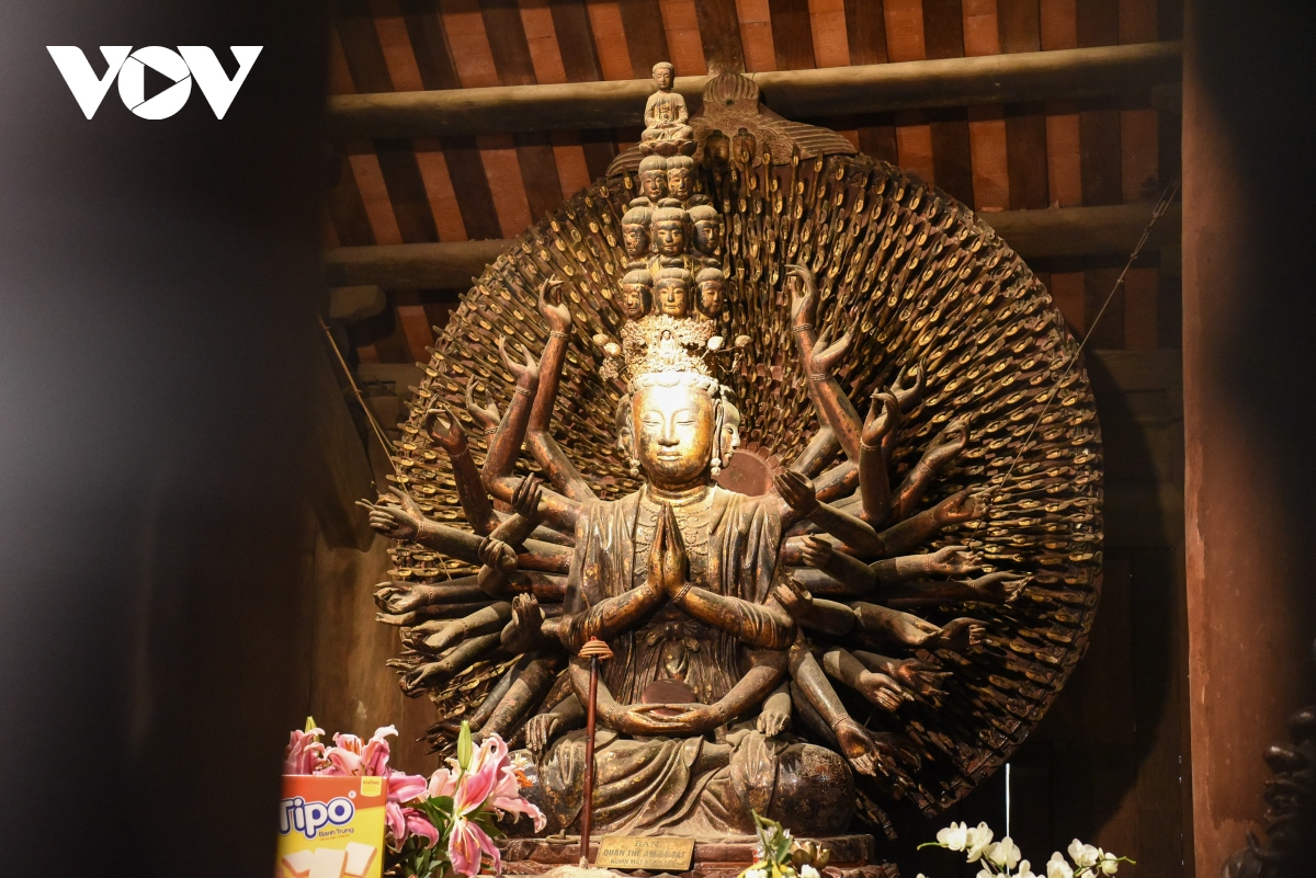 Độc đáo pho tượng Phật Bà nghìn mắt nghìn tay ở Bắc Ninh