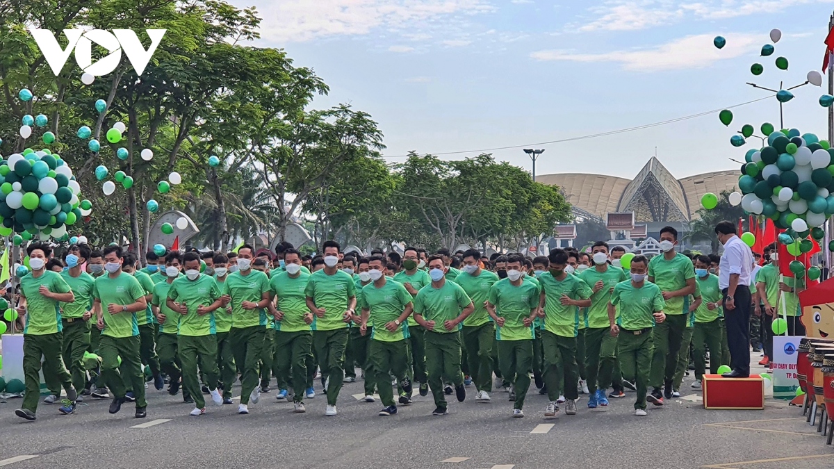 Hơn 1.500 VĐV tham gia Ngày chạy Olympic vì sức khỏe toàn dân ở Đà Nẵng
