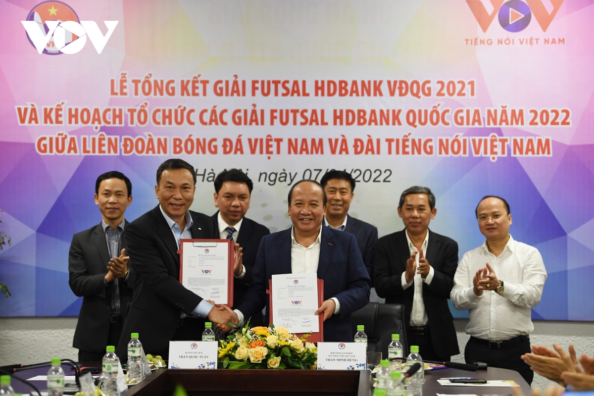 VOV tiếp tục đồng hành với VFF và HDBank tổ chức các giải Futsal Quốc gia năm 2022