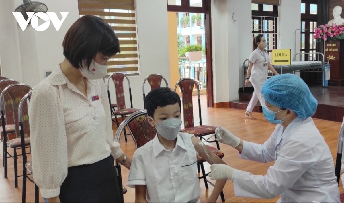 Hải Phòng, Tiền Giang tiến hành tiêm vaccine COVID-19 cho trẻ từ 5 -12 tuổi