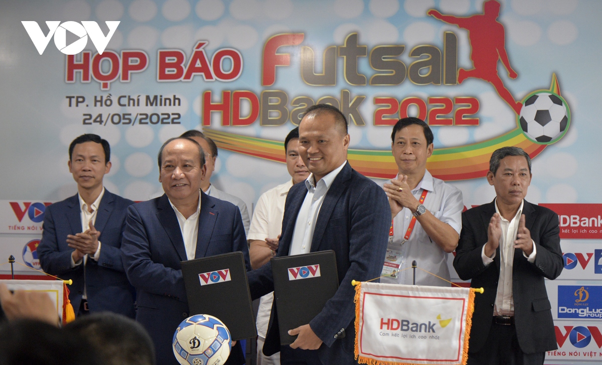 Họp báo công bố giải Futsal HDBank vô địch quốc gia và cup quốc gia 2022