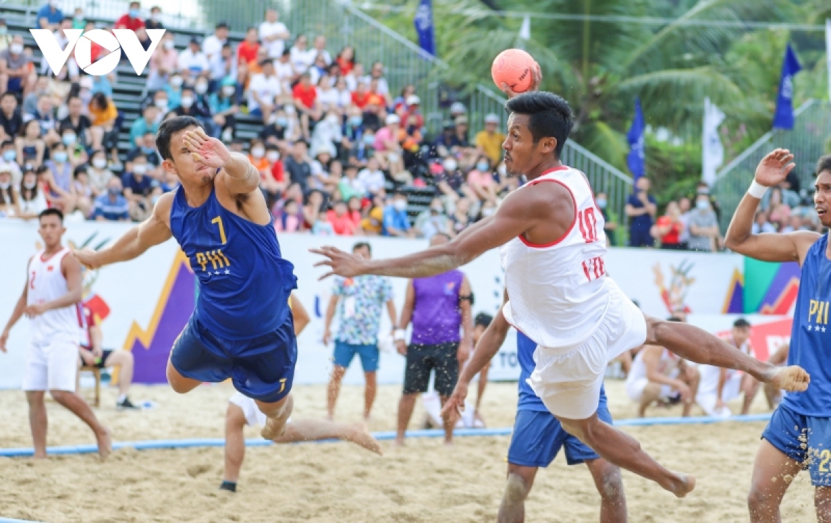 SEA Games 31: Bóng ném bãi biển Việt Nam có chiến thắng thứ 2 liên tiếp