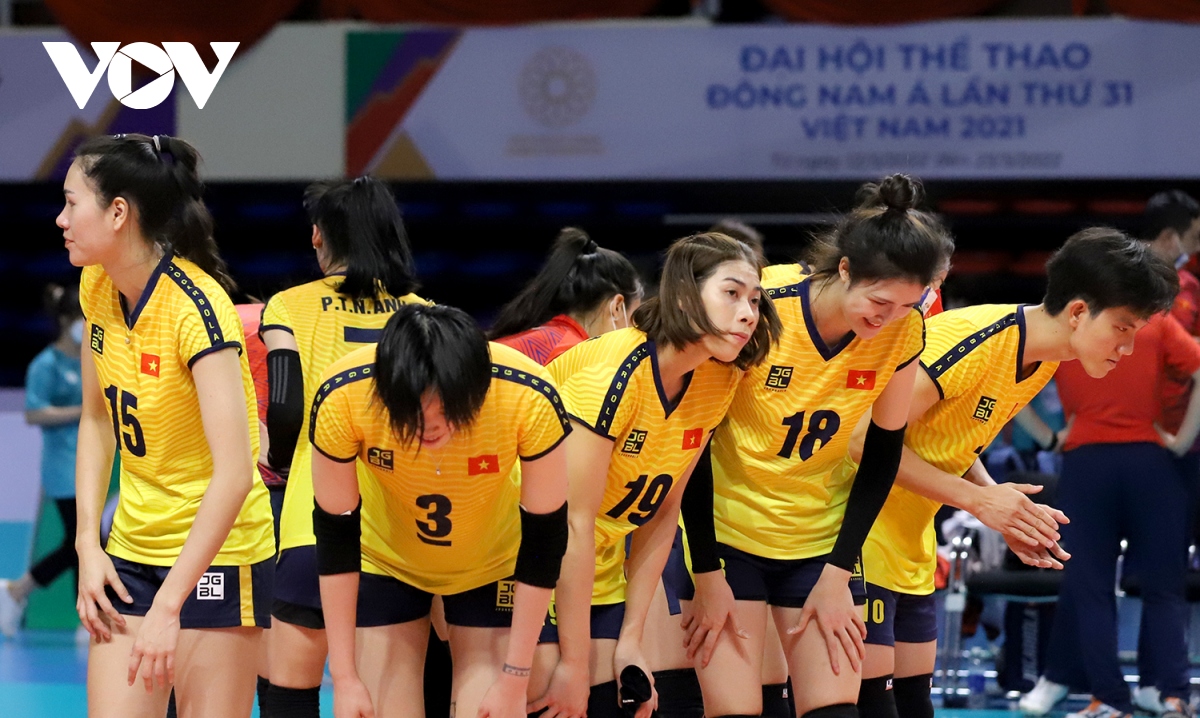 Bóng chuyền nữ Việt Nam lỡ hẹn HCV SEA Games 31