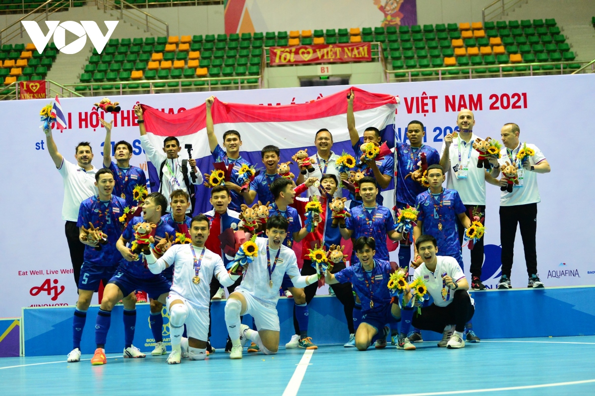 Futsal Thái Lan nối dài mạch "thống trị" SEA Games, Việt Nam chưa thể đổi màu huy chương