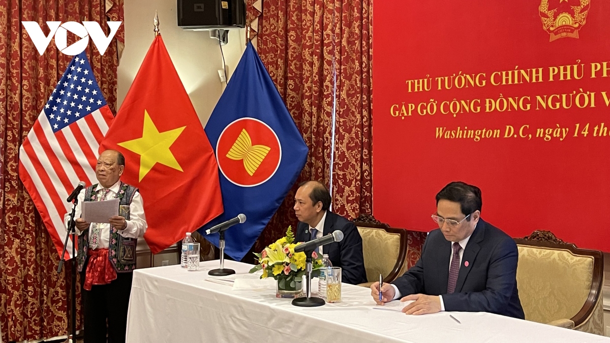 Thủ tướng Phạm Minh Chính: Cộng đồng người Việt Nam tại Hoa Kỳ có là cầu nối hai nước