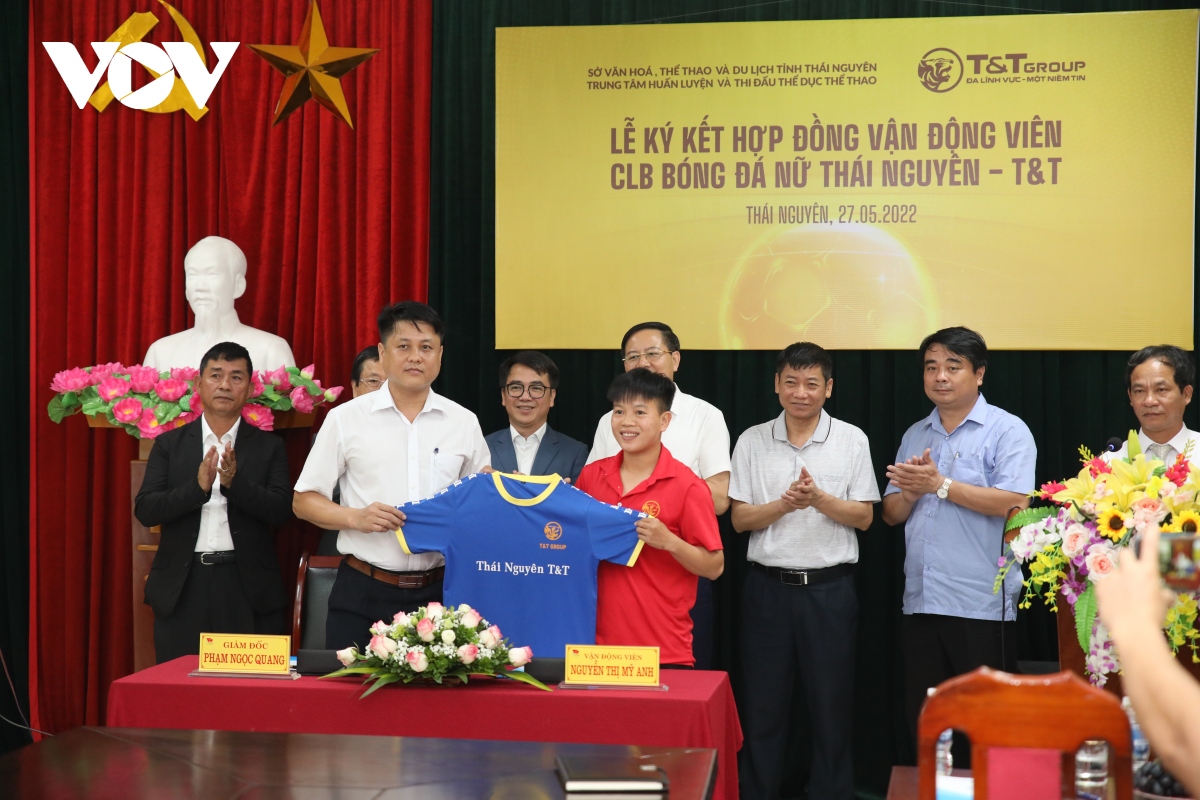 CLB Thái Nguyên T&T chính thức ra mắt "người hùng" của ĐT nữ Việt Nam