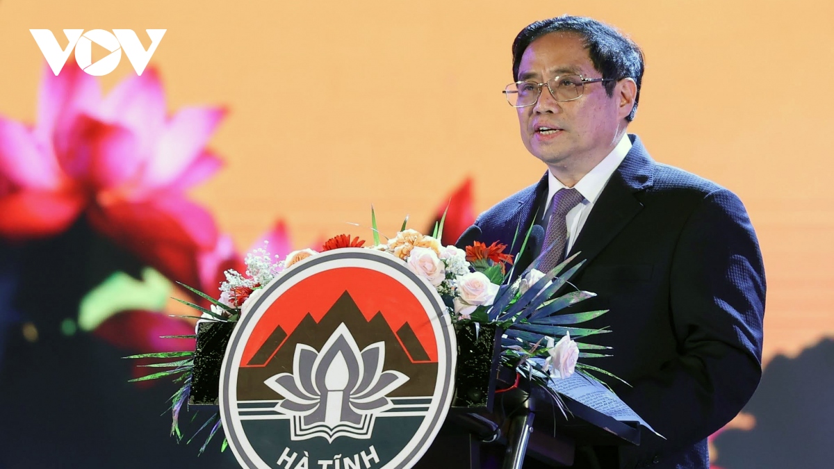 Thủ tướng Phạm Minh Chính dự lễ Kỷ niệm 65 năm ngày Bác Hồ về thăm Hà Tĩnh