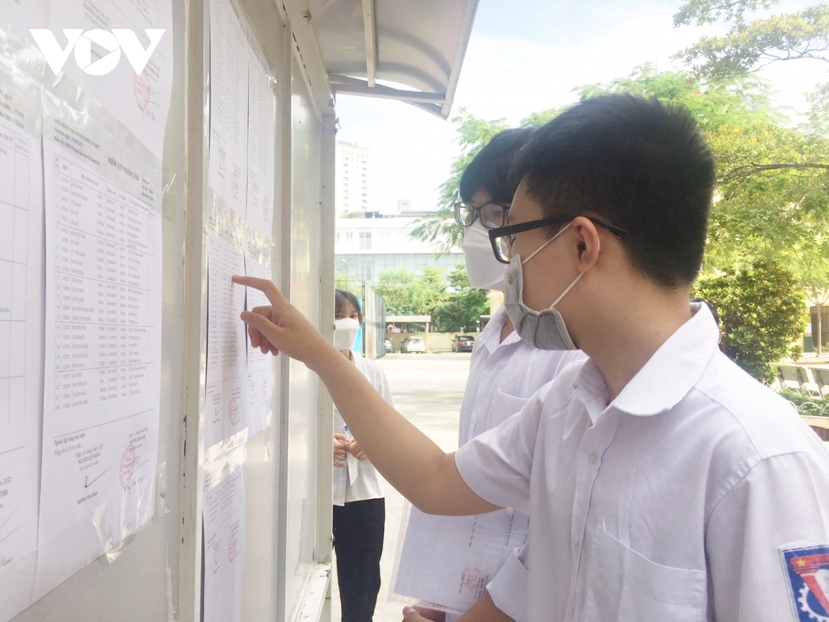 107.000 thí sinh Hà Nội làm thủ tục dự thi vào 10 công lập