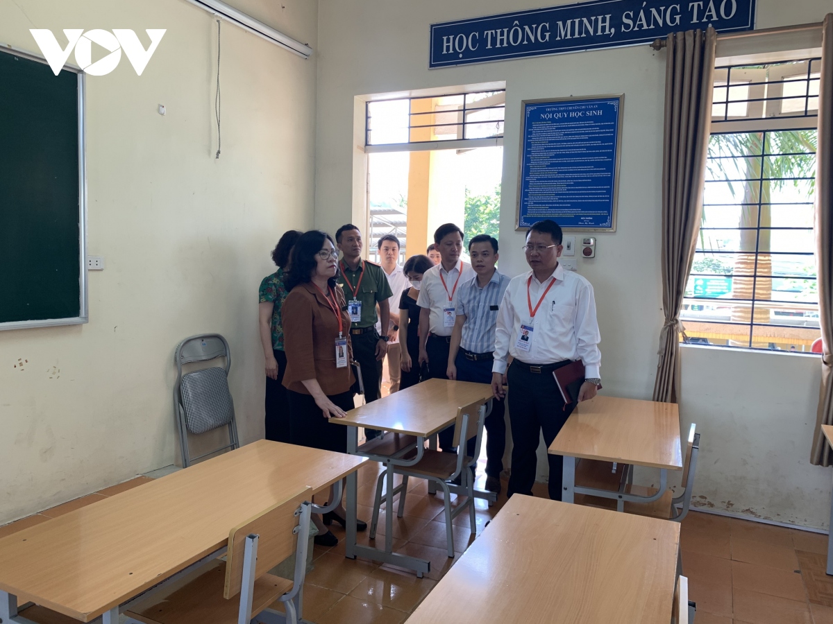Bộ GD-ĐT kiểm tra công tác chuẩn bị kỳ thi tốt nghiệp THPT tại Lạng Sơn