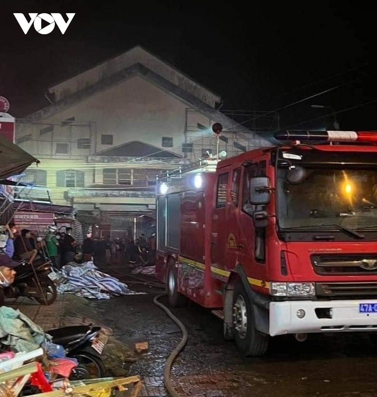 Cháy chợ tại thị xã Buôn Hồ: Giảm thiệt hại nhờ chủ động phòng cháy