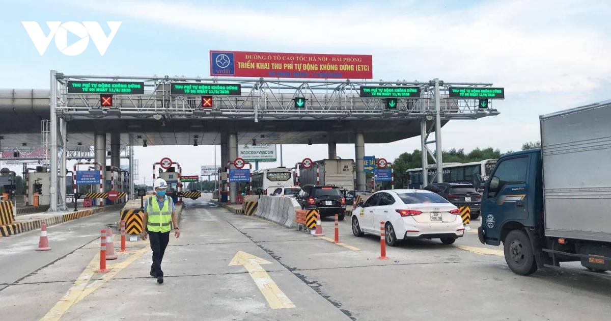 Sau 1 tháng chỉ thu phí tự động, bao nhiêu xe đi vào cao tốc Hà Nội-Hải Phòng?