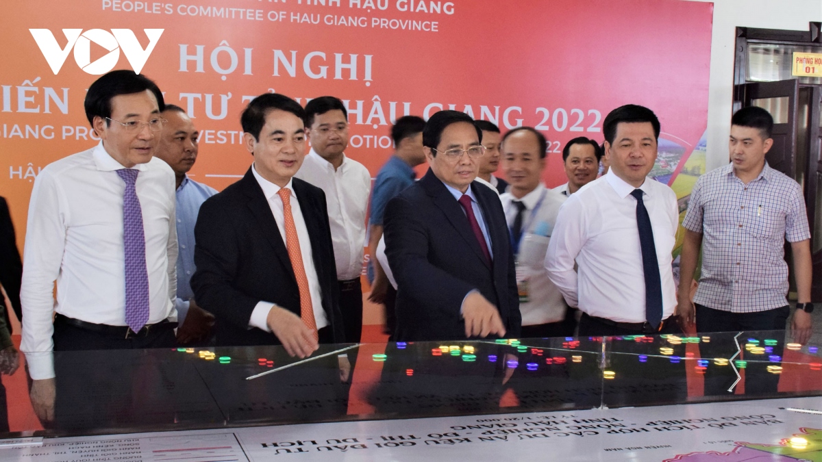 Thủ tướng Phạm Minh Chính dự Hội nghị xúc tiến đầu tư tỉnh Hậu Giang