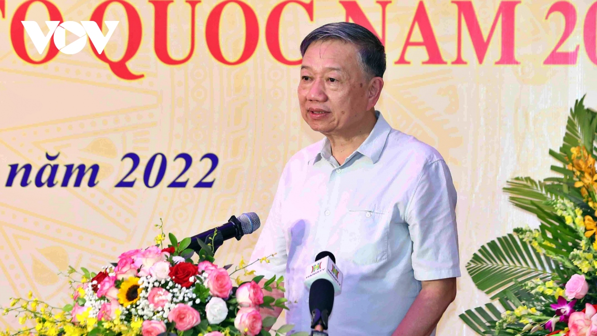 Bộ trưởng Tô Lâm dự ngày hội “Toàn dân bảo vệ an ninh Tổ quốc” phường Quán Thánh