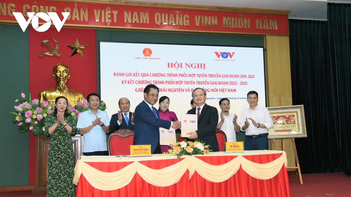 VOV và tỉnh Thái Nguyên ký kết Chương trình phối hợp tuyên truyền