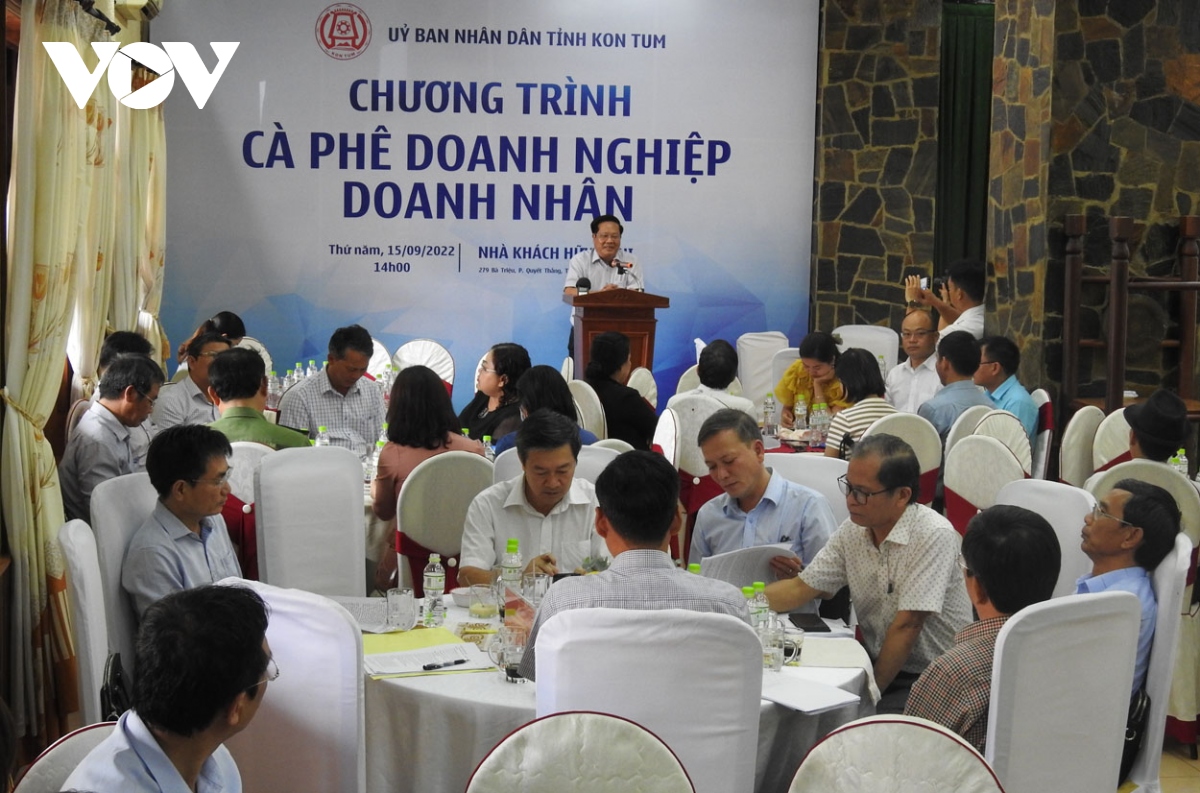 Kon Tum tổ chức Chương trình cà phê doanh nghiệp doanh nhân