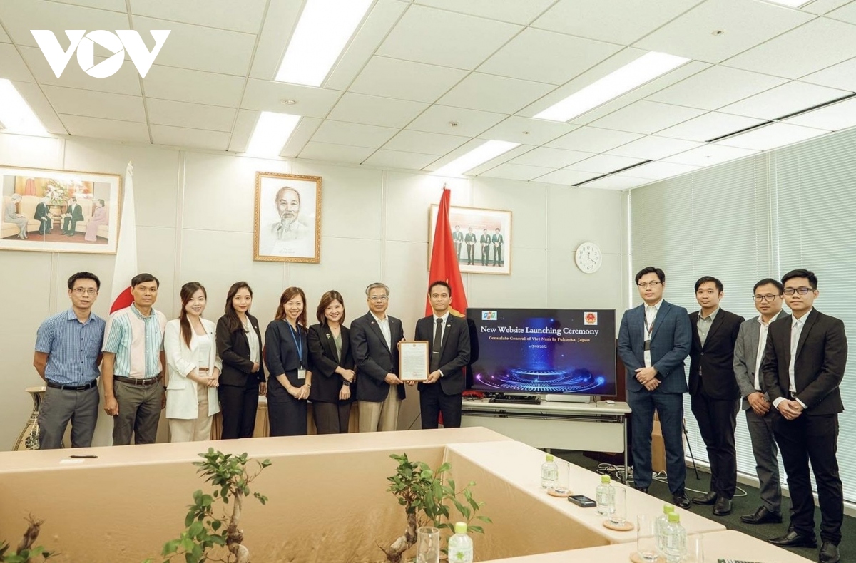 Tổng Lãnh sự quán Việt Nam tại Fukuoka, Nhật Bản khai trương thêm 1 website mới