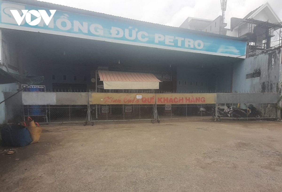 Một số cửa hàng xăng dầu tại Tiền Giang ngừng hoạt động, có dấu hiệu găm hàng