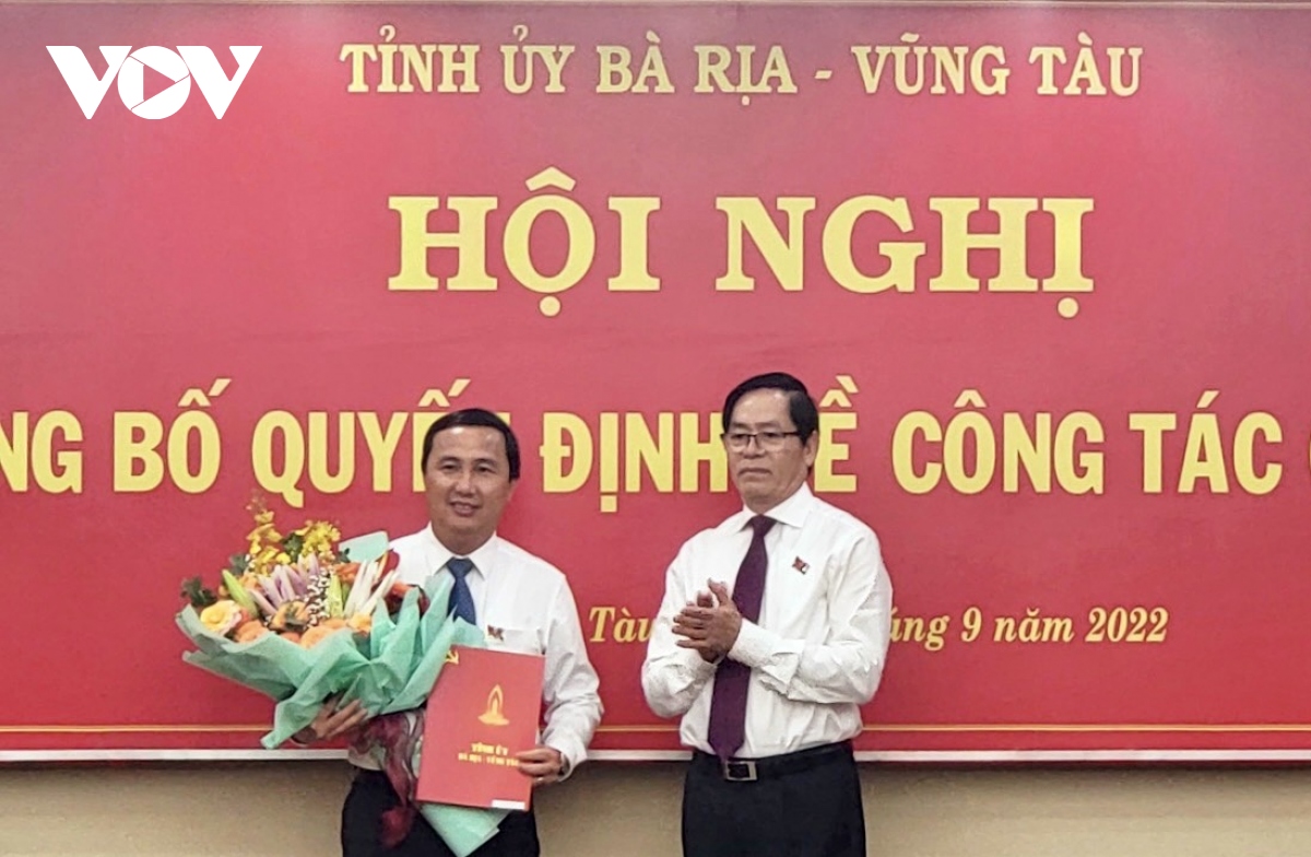 Bí thư Thị ủy Phú Mỹ giữ chức Phó Chủ tịch HĐND tỉnh Bà Rịa - Vũng Tàu