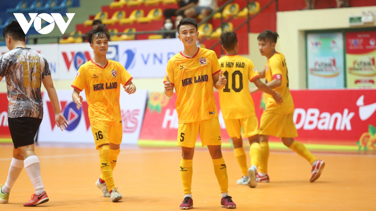 Kết quả Futsal HDBank VĐQG 2022: Hưng Gia Khang Đắk Lắk đại thắng Tân Hiệp Hưng